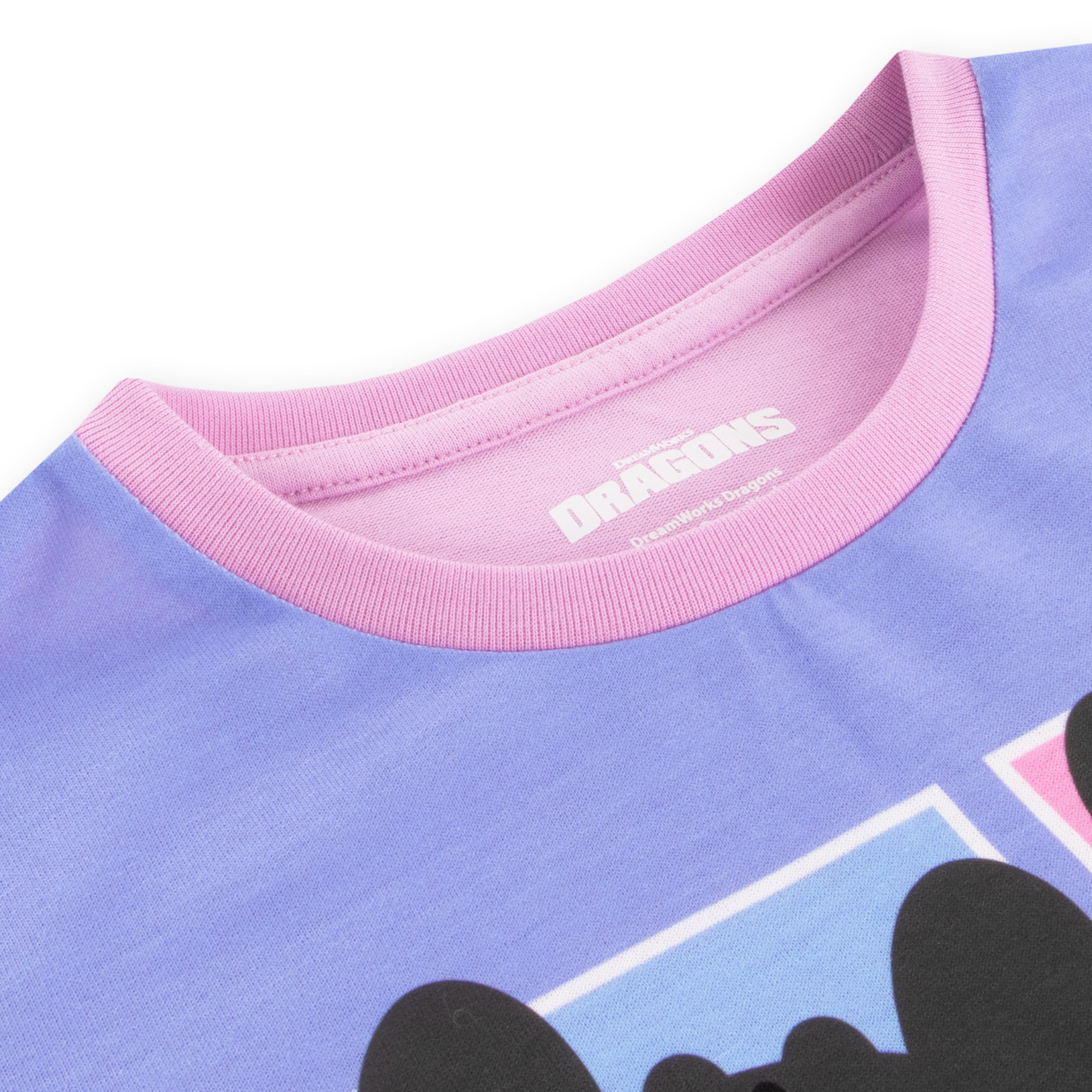 Pigiama Bambina Dragon Trainer, Pigiami Ragazza Sdentato, Pigiama Bambine Drago