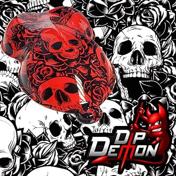 Skulls and Roses Hydrographic Water Transfer Film Hydro Dip