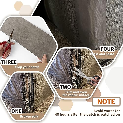 Miniatura 3 de Parche de reparación de terciopelo, parche de tela de franela autoadhesivo, multicolor, parche de microfibra, se puede utilizar para parches de