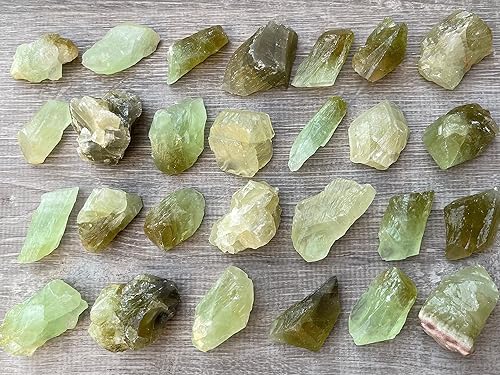 Miniatura 5 de GAF TREASURES Piedras naturales ásperas de calcita al por mayor, cristales crudos a granel para decoración, pulir, pulir, rocas fuentes, Wicca y