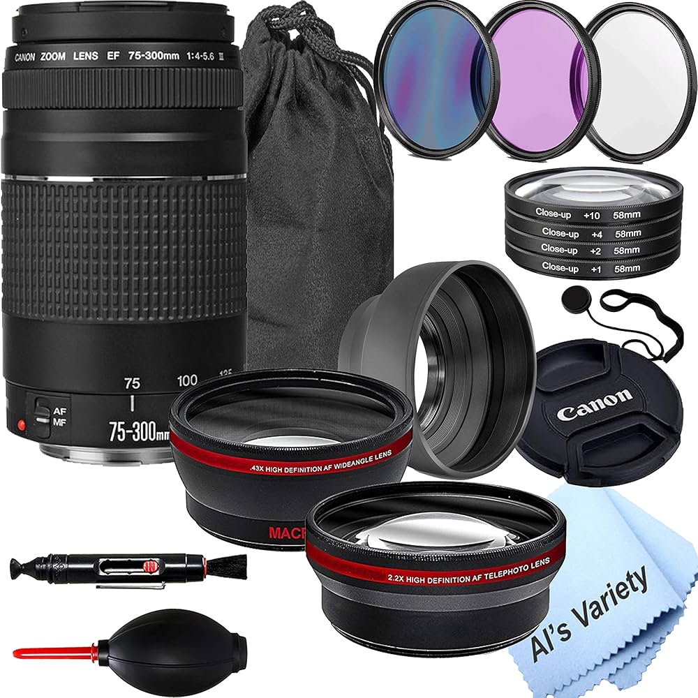EF75-300F4-5.6Ⅲ Canon Canon EF 75-300 mm f/4-5.6 III Telephoto Zoom Lens for Canon