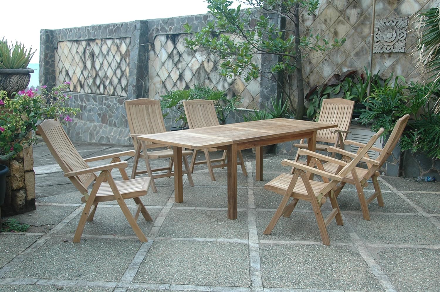 Anderson Teak Bahama Katana 7-Pieces Dining Set