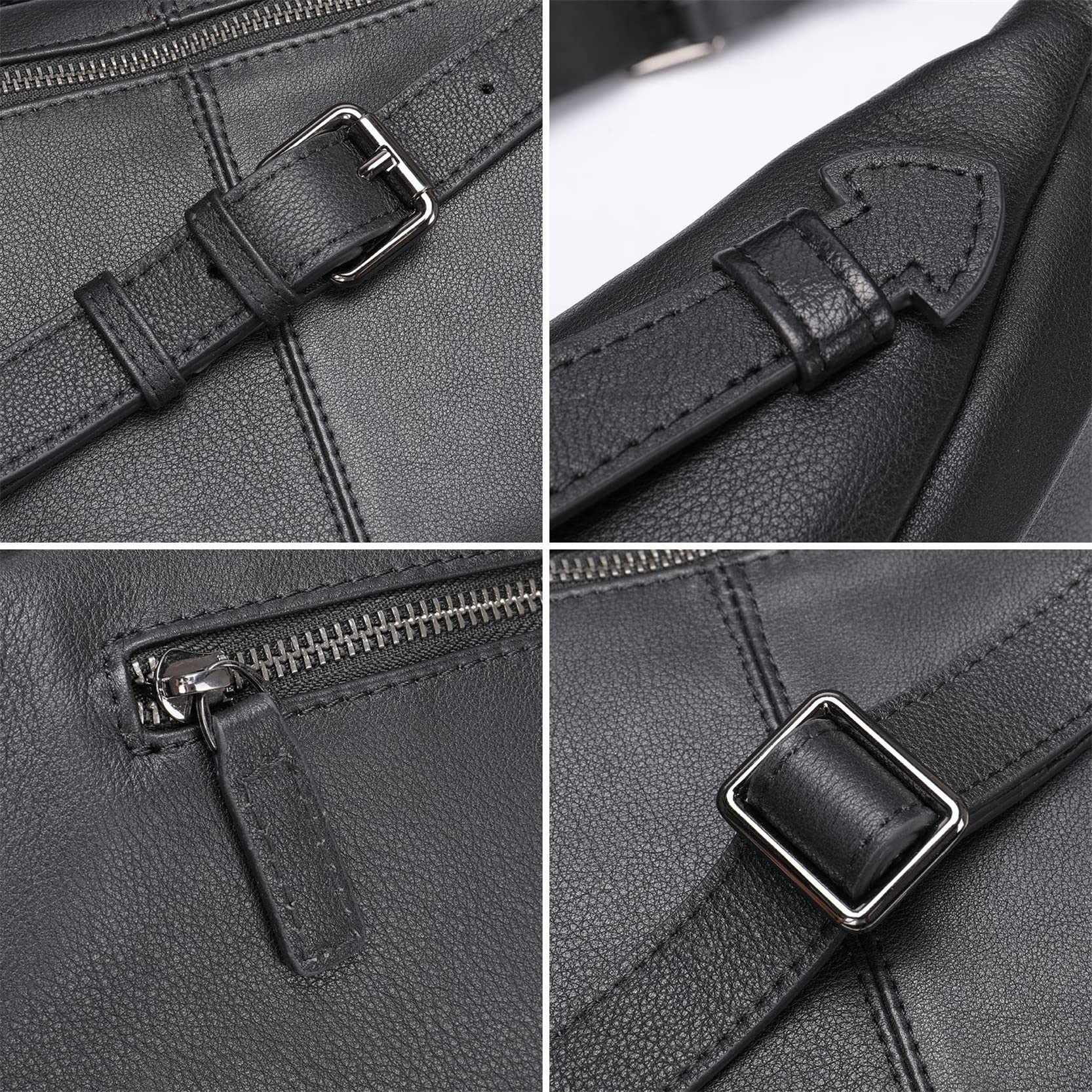 Marsupio Running Unisex, Vaso in pelle di cuoio Bum Bum Borse Fanny Pack Borsa Bagna Hip Borsa for uomo Donne, portando la custodia for telefoni for viaggiare in campeggio in campeggio Marsupio Viaggi