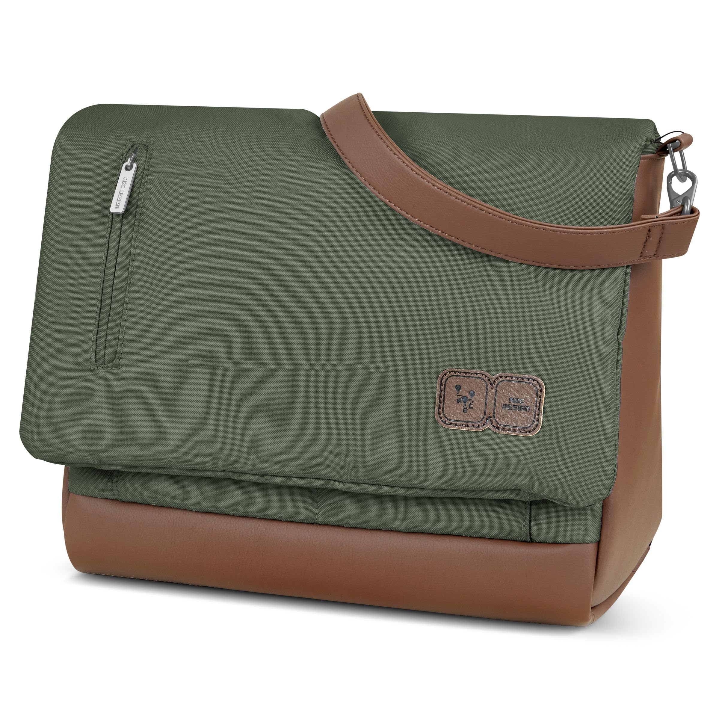 ABC Design Torba do przewijania Urban – Crossbody Bag z akcesoriami dla niemowląt – duża komora główna – szeroki pasek na ramię – poliester, oliwkowy