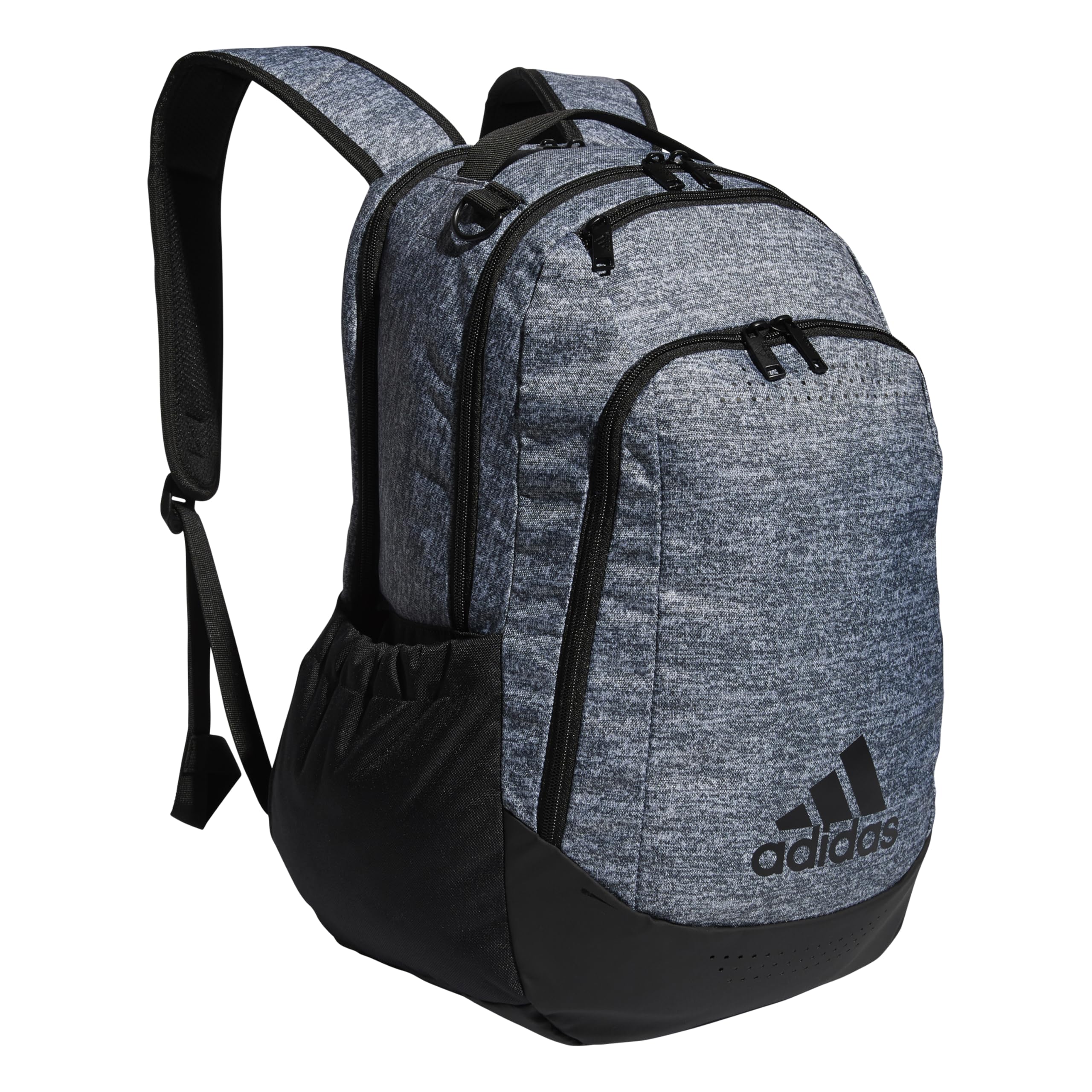 adidasDefender Sports Backpack with Shoe Compartment, Soccer Bag, Jersey Onix Grey/Black, One Size