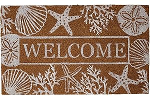 DII Seashell Welcome Doormat, 17x29