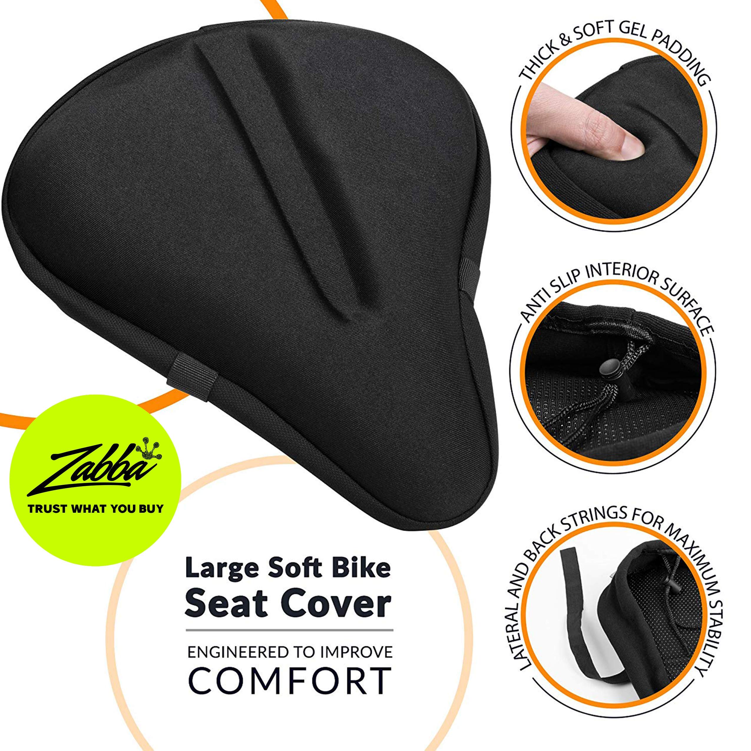 wide exercise bike seat