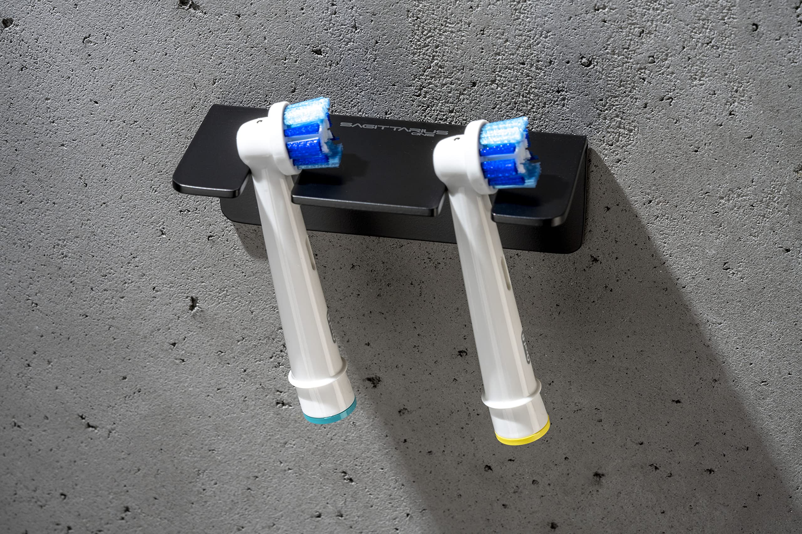Sagittarius One 30S1-B Wall-Mounted Toothbrush Holder, Black - Image 2