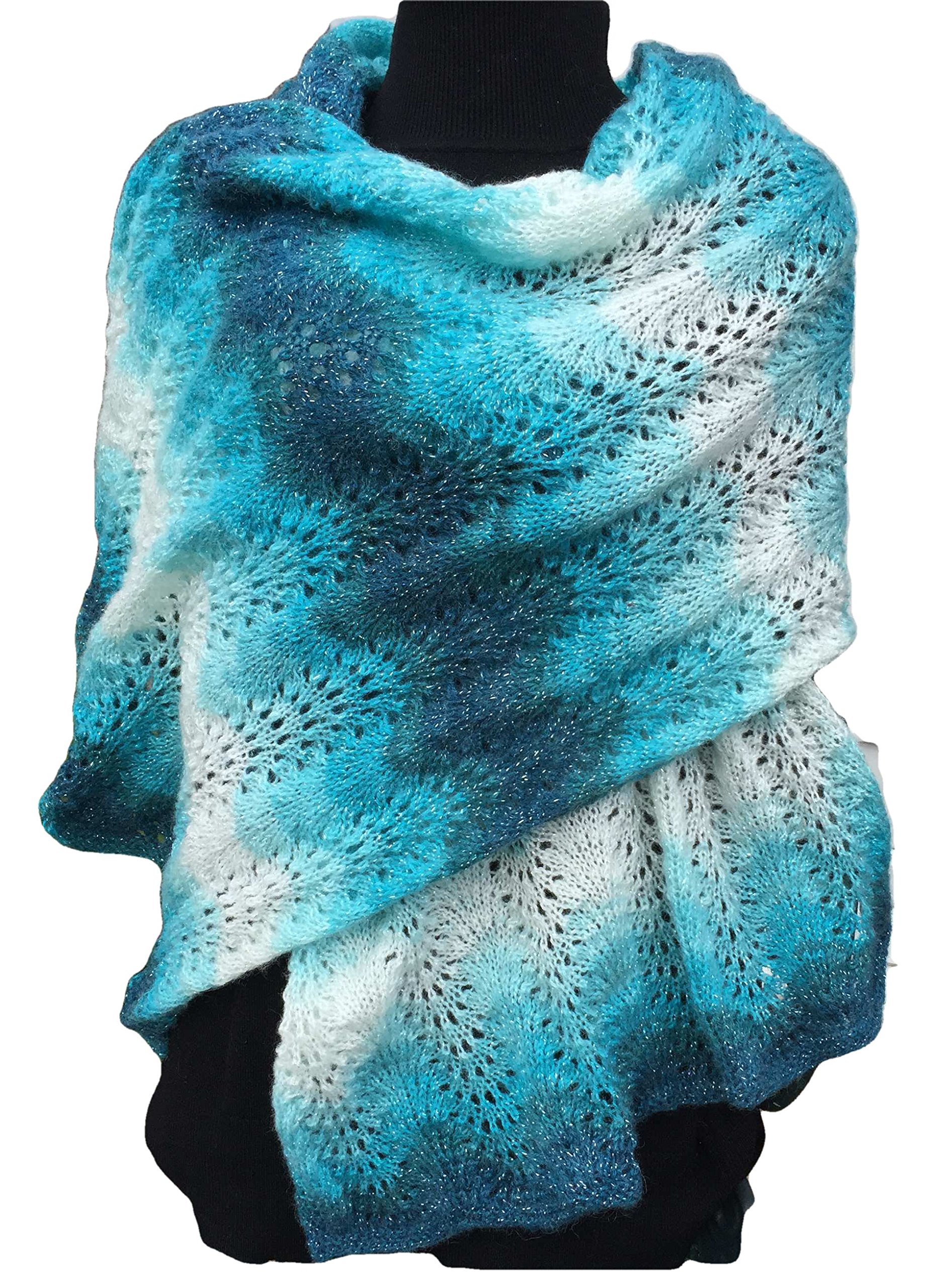 Turquoise Knitting Kit For Wrap/Shawl
