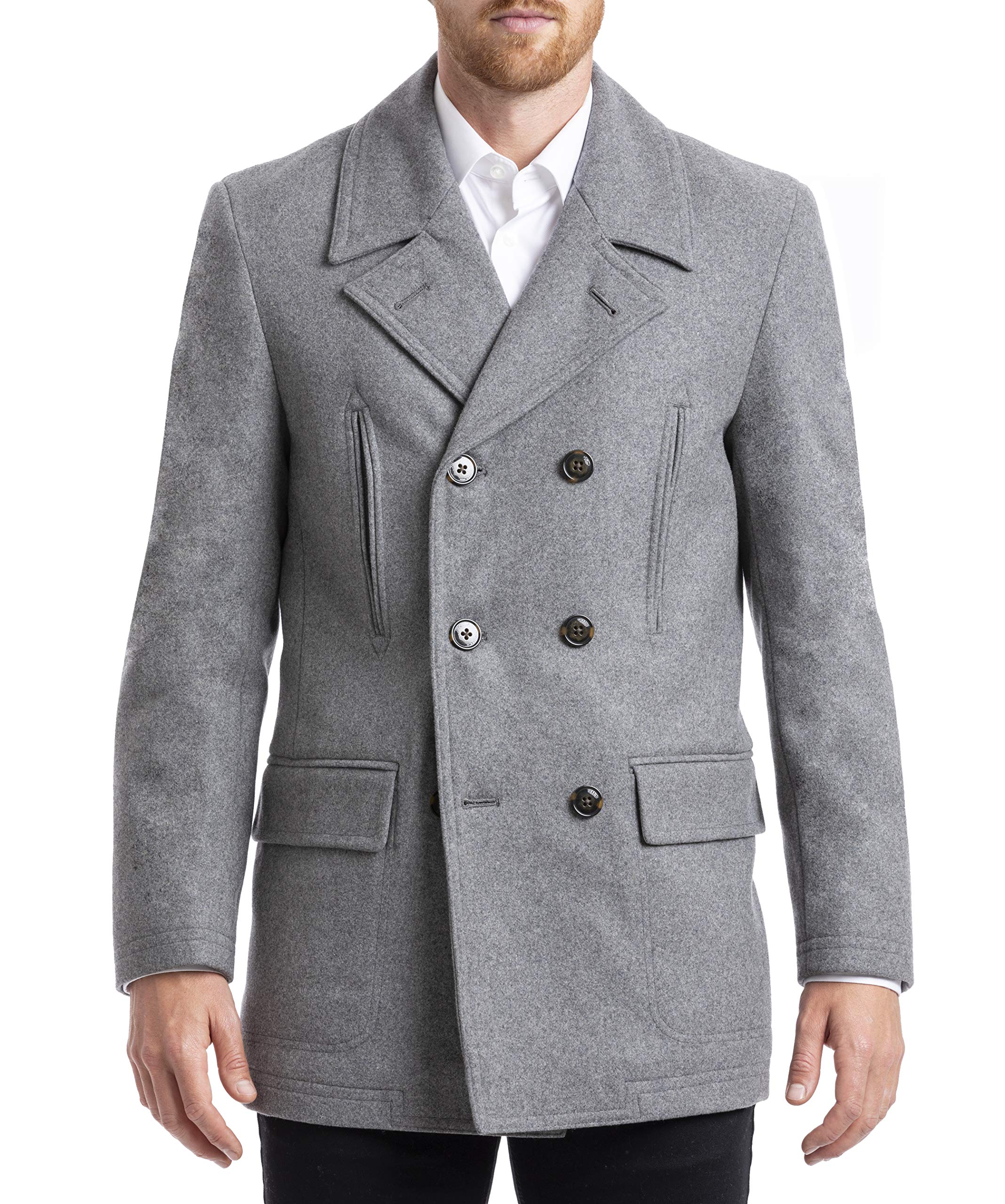 Chaps Men's All-American Authentic Style Peacoat