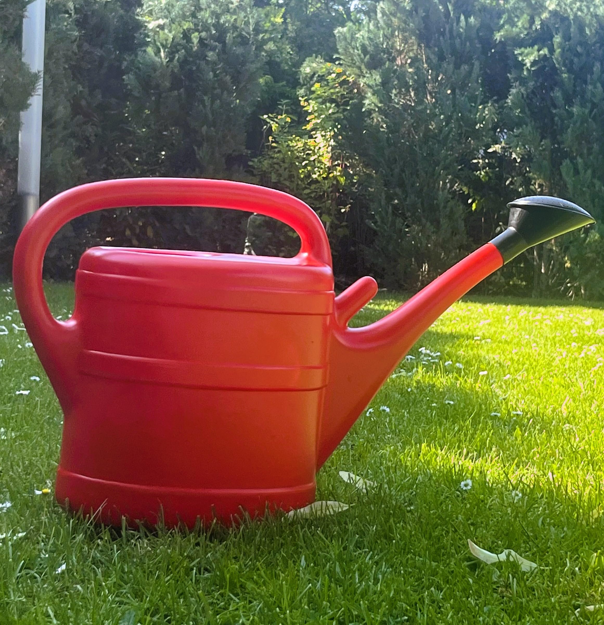 8X Gießkanne 10L ROT + 1x KÜHLSCHRANKMAGNET! Blumenkanne Kunststoff für groß & klein Garten & Zimmerpflanzen Gießkannen Gieskanne Gieskannen Giesskanne 10 Liter Watering Can Gieskannen10Liter lr
