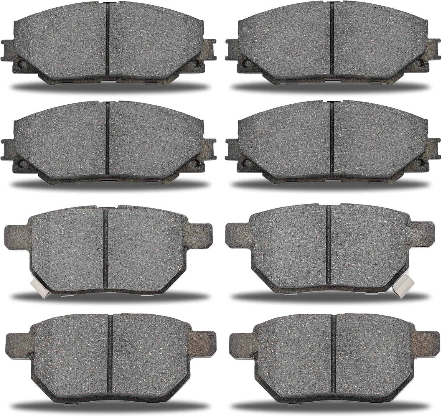 D1210 D1354 Front Rear Semi-metallic Brake Pads Compatible with 2009-2010 Pontiac Vibe,2008-2015 Scion xB,2009-2019 Toyota Corolla,2009-2014 Toyota Matrix