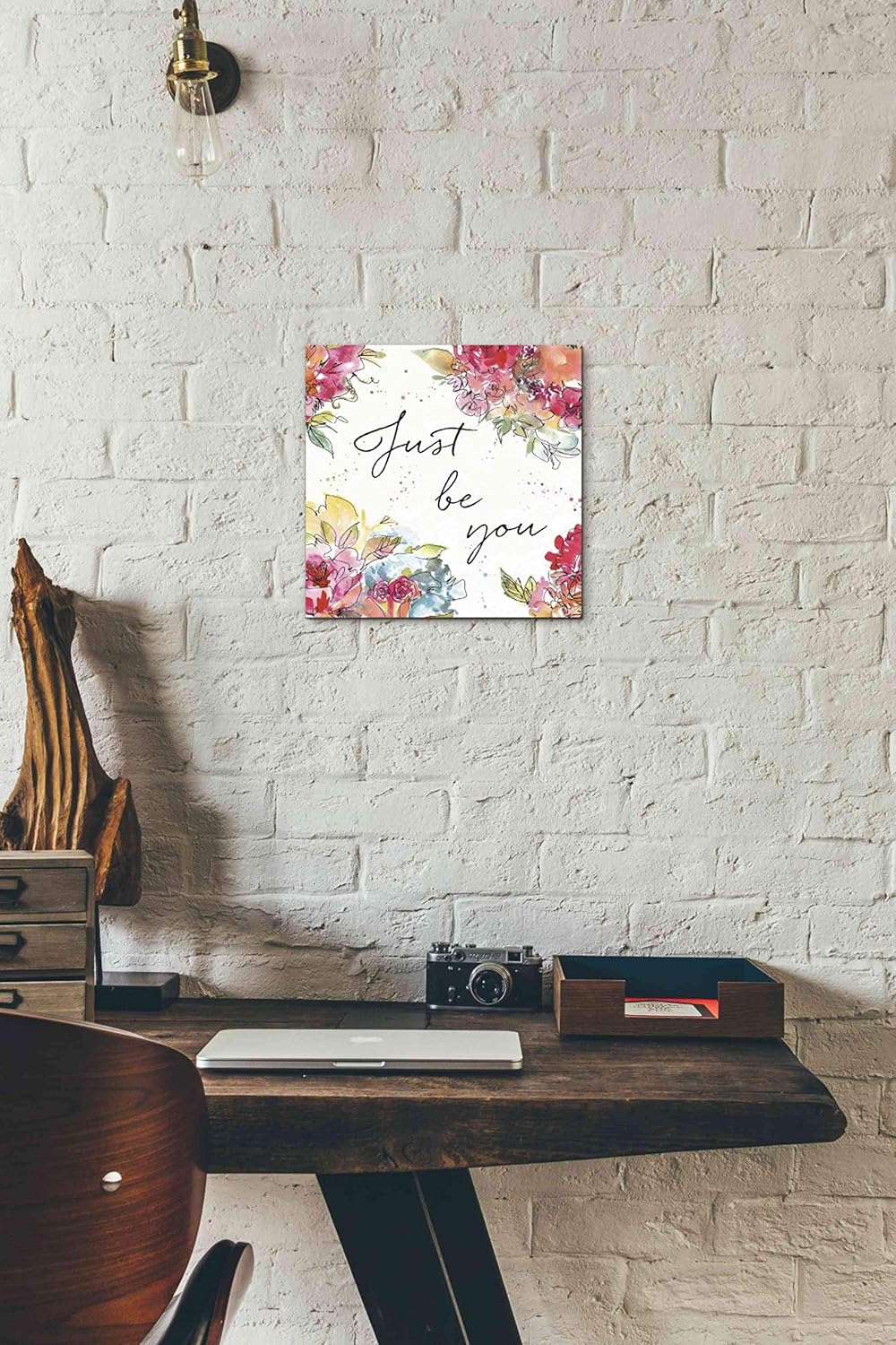 Epic Graffiti 'Floral Figures IX' by Anne Tavoletti, Canvas Wall Art, 12"x12"