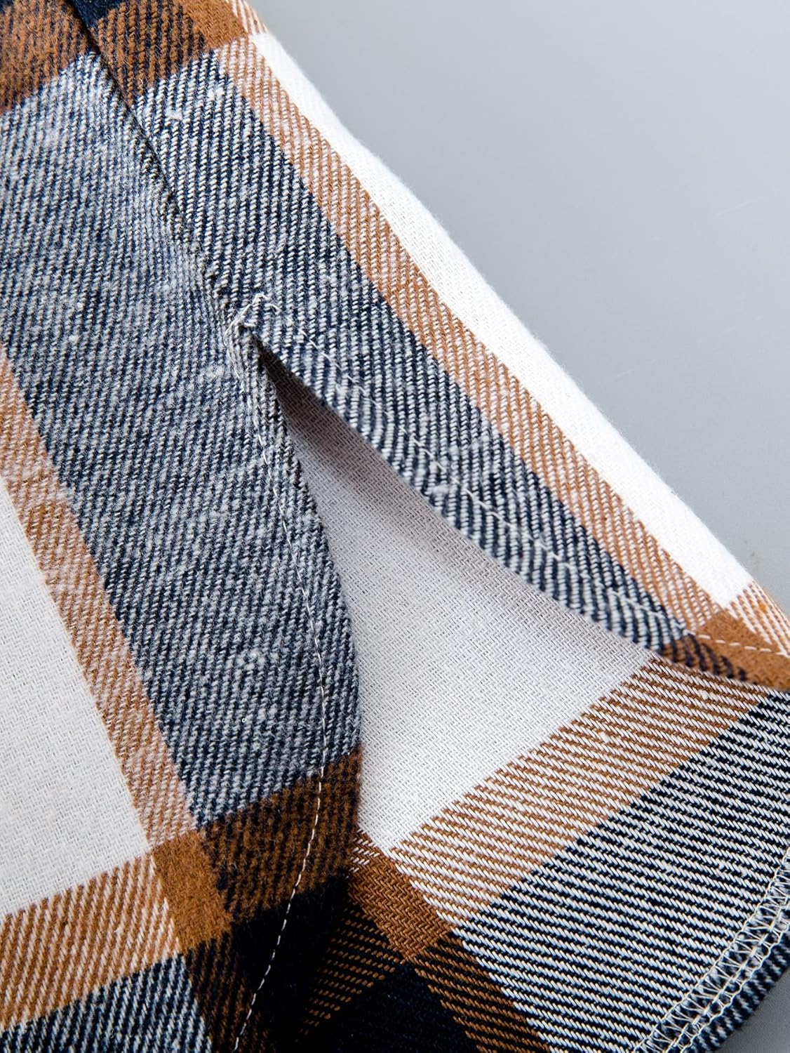 Kids Little Baby Plaid Flannel Shirt Casual Lapel Button Down Shirts Toddler Long Sleeve Plaid Blouses Coats Jackets - Image 7