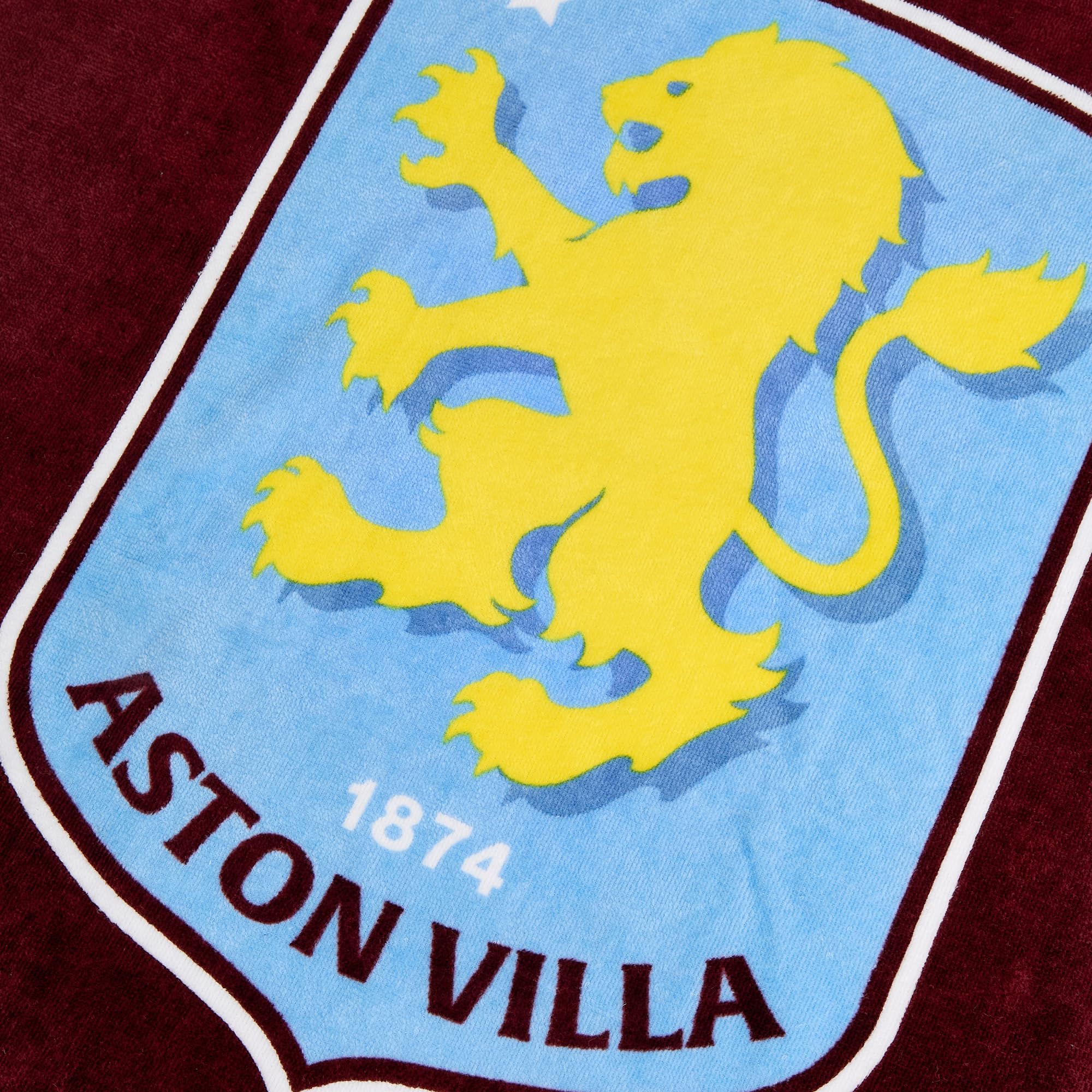 The Gift Scholars Aston Villa Strandtuch, offizielles Lizenzprodukt, 100% Baumwolle, groß, 140 x 70 cm, perfekt für den Pool