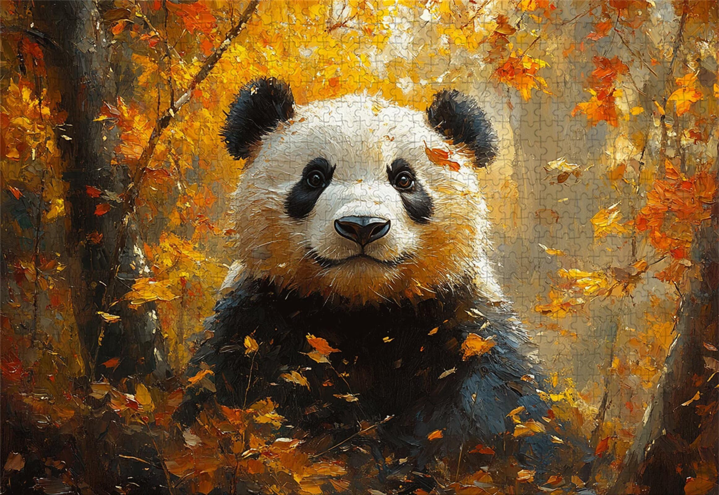 Puzzle 2000 Teile Erwachsene Tier 100x70cm,2000pcs Klassische Puzzles Panda Anspruchsvoll Jigsaw Spielzeug Puzzlespiel Lernspiel Impossible Holzpuzzle Geeignet für alle Altersgruppen Geschenk P-744