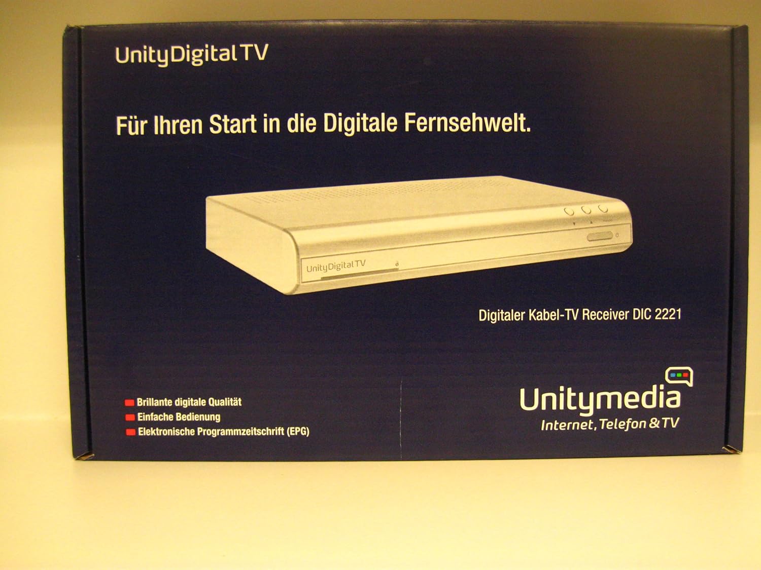 DIC 2221/22 Digitaler KabelTV Receiver Unitymedia Amazon.de