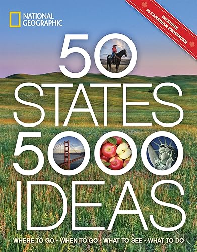 50 States, 5,000 Ideas: Where to Go, When to Go, What to See, What to Do - Paperback