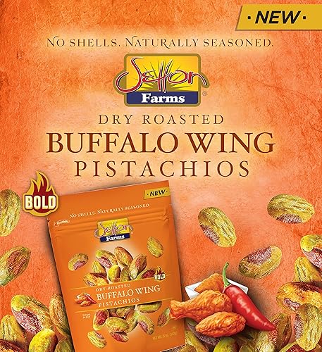 Miniatura 10 de Setton Farms Núcleos de pistacho sazonados naturalmente, sal y pimienta, pistachos sin cáscara, certificados sin OMG, sin gluten, veganos y kosher,