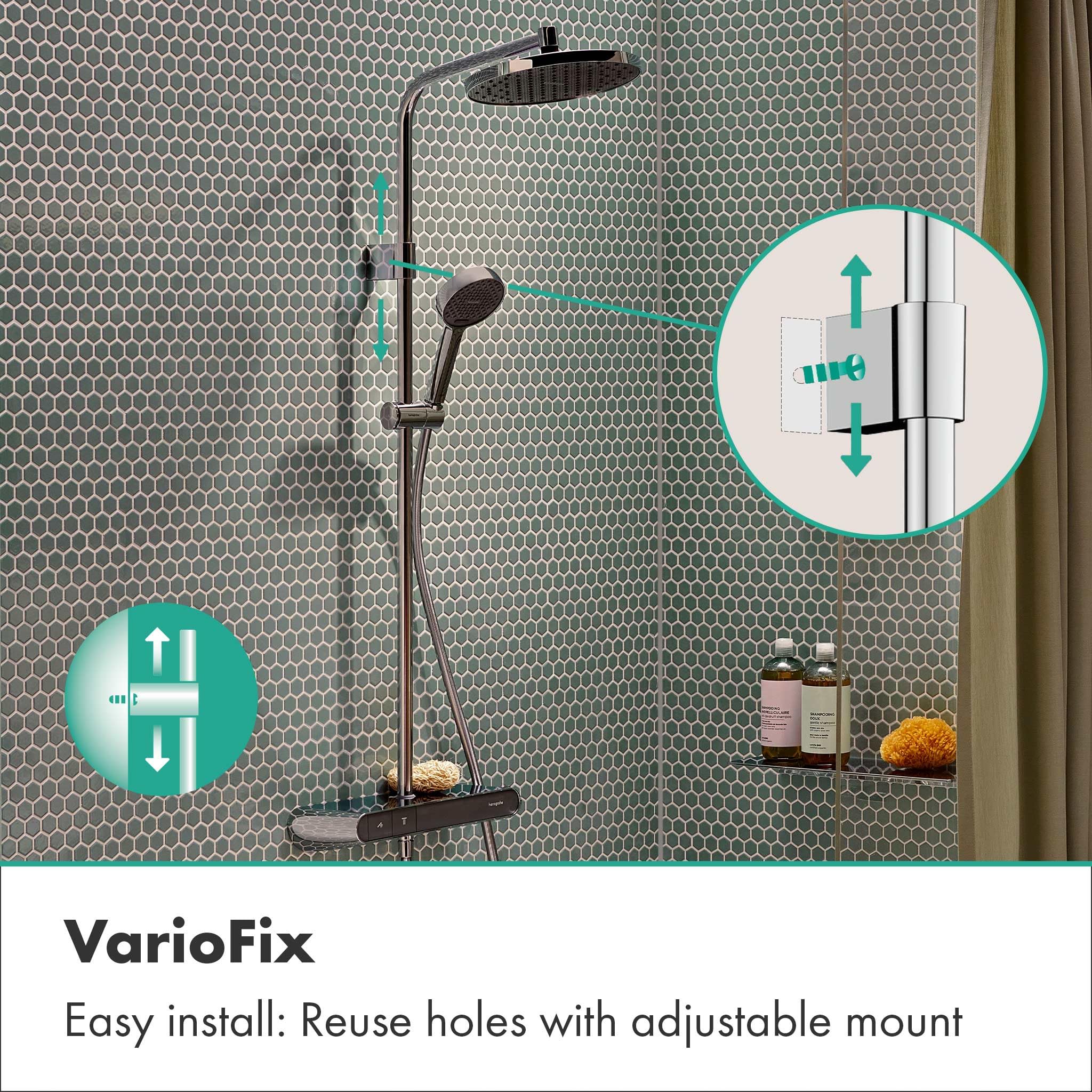 hansgrohe Activera S Colonna Doccia con Miscelatore termostatico, EcoSmart+