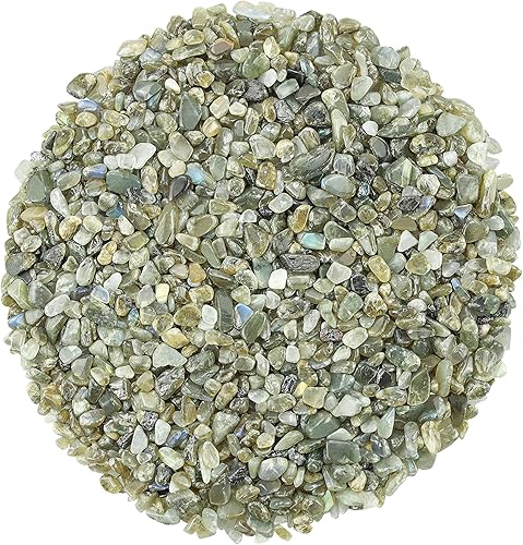 Vista 44 de ZHIYUXI Piedras de cristal de cornalina para pecera, grava, jarrón de relleno, cristales triturados, cristales curativos pulidos, piedra de cuarzo K