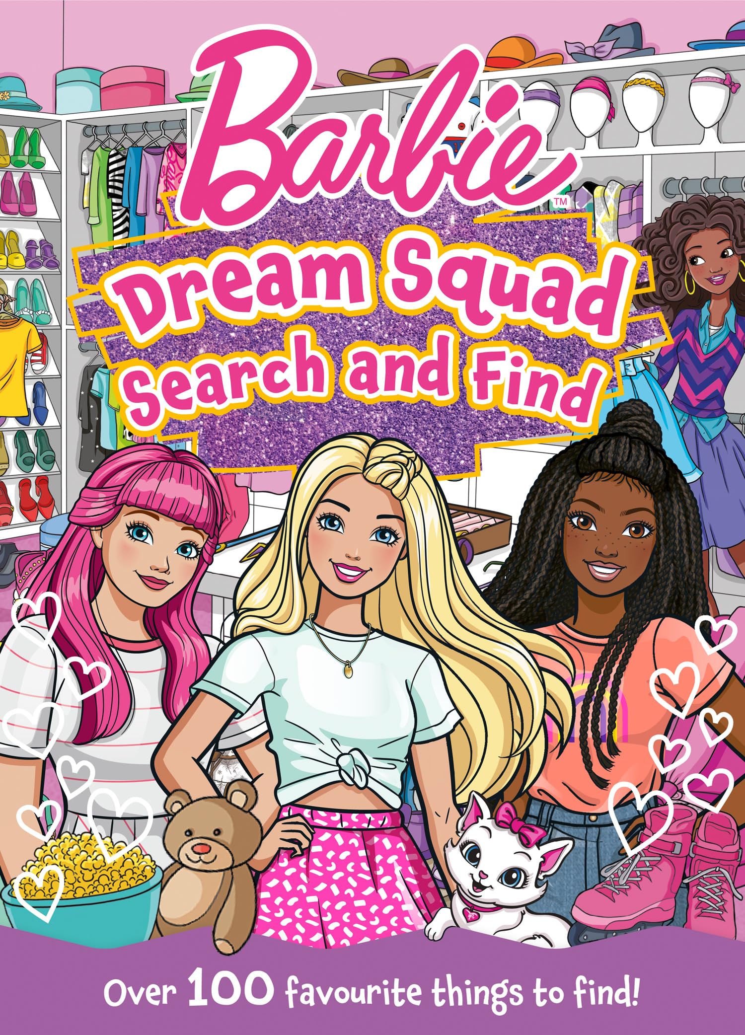 Barbie Dream Squad Search and Find: The Perfect Activity Book Gift for Barbie Fans aged 3, 4, 5, 6, 7 years