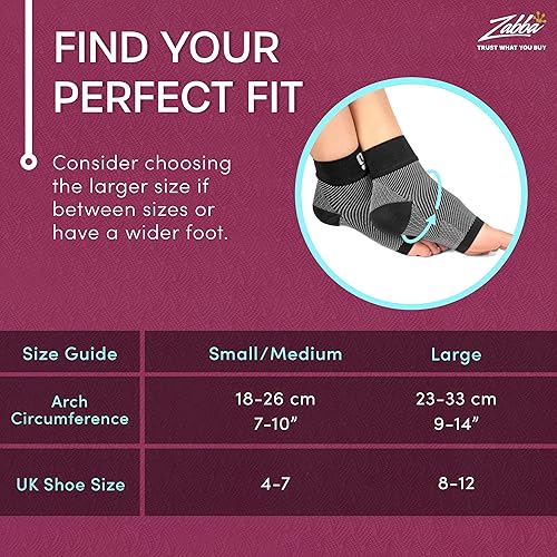 Miniatura 5 de Modetro Sports Tobillera para alivio de la fascitis plantar, tendinitis y soporte del tendón de Aquiles, manga de compresión para pies para hombres