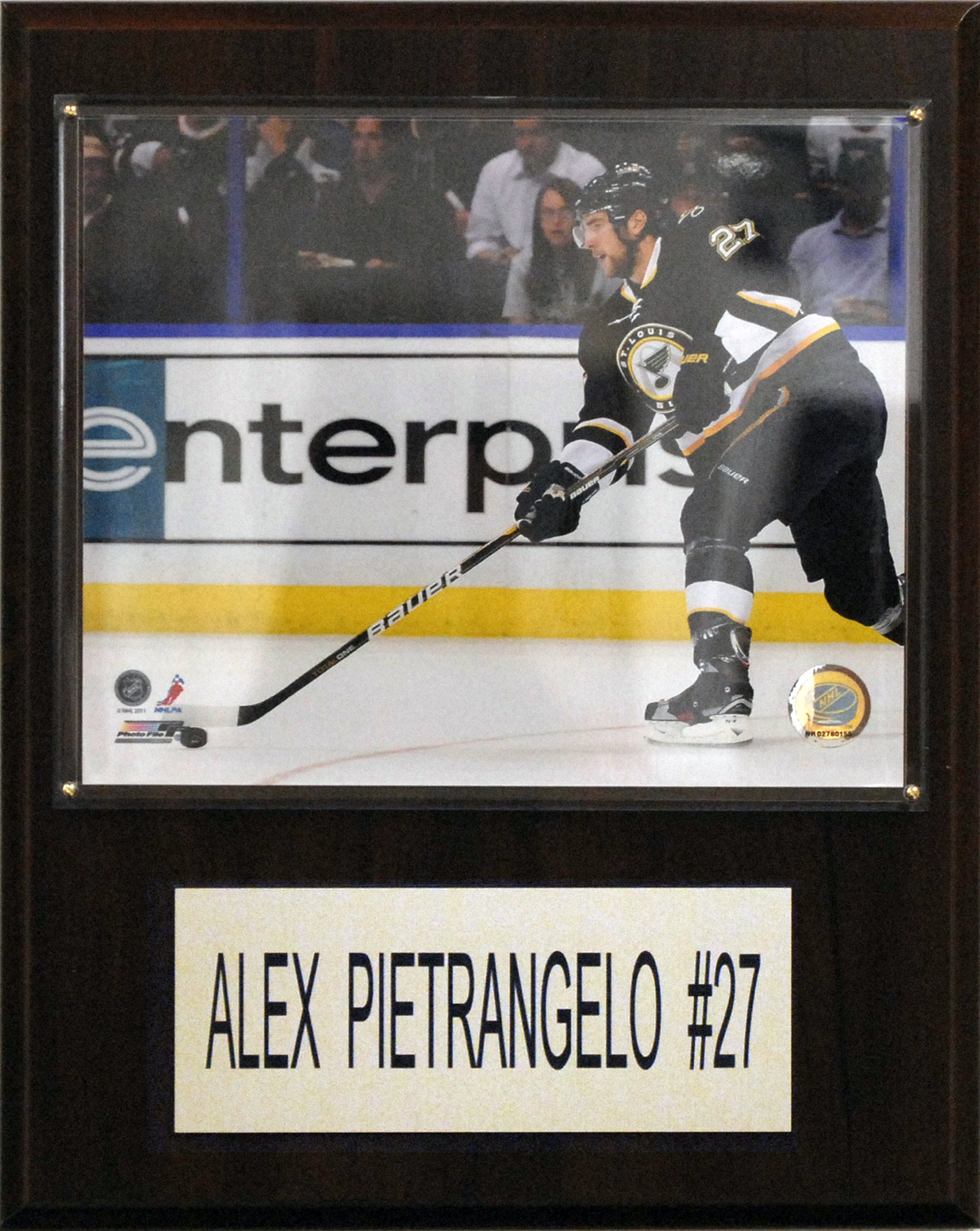 NHL Alex Pietrangelo St. Louis Blues Player Plaque