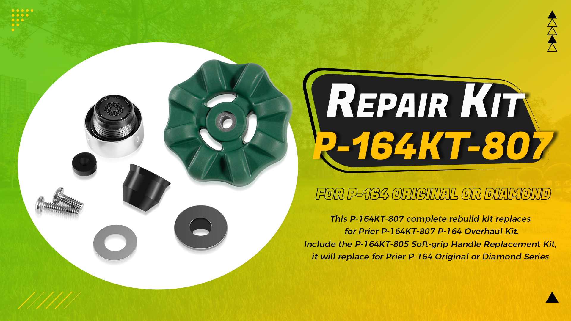 P-164KT-807 Rebuild Kit, Replace for Prier P-164KT-807 P-164