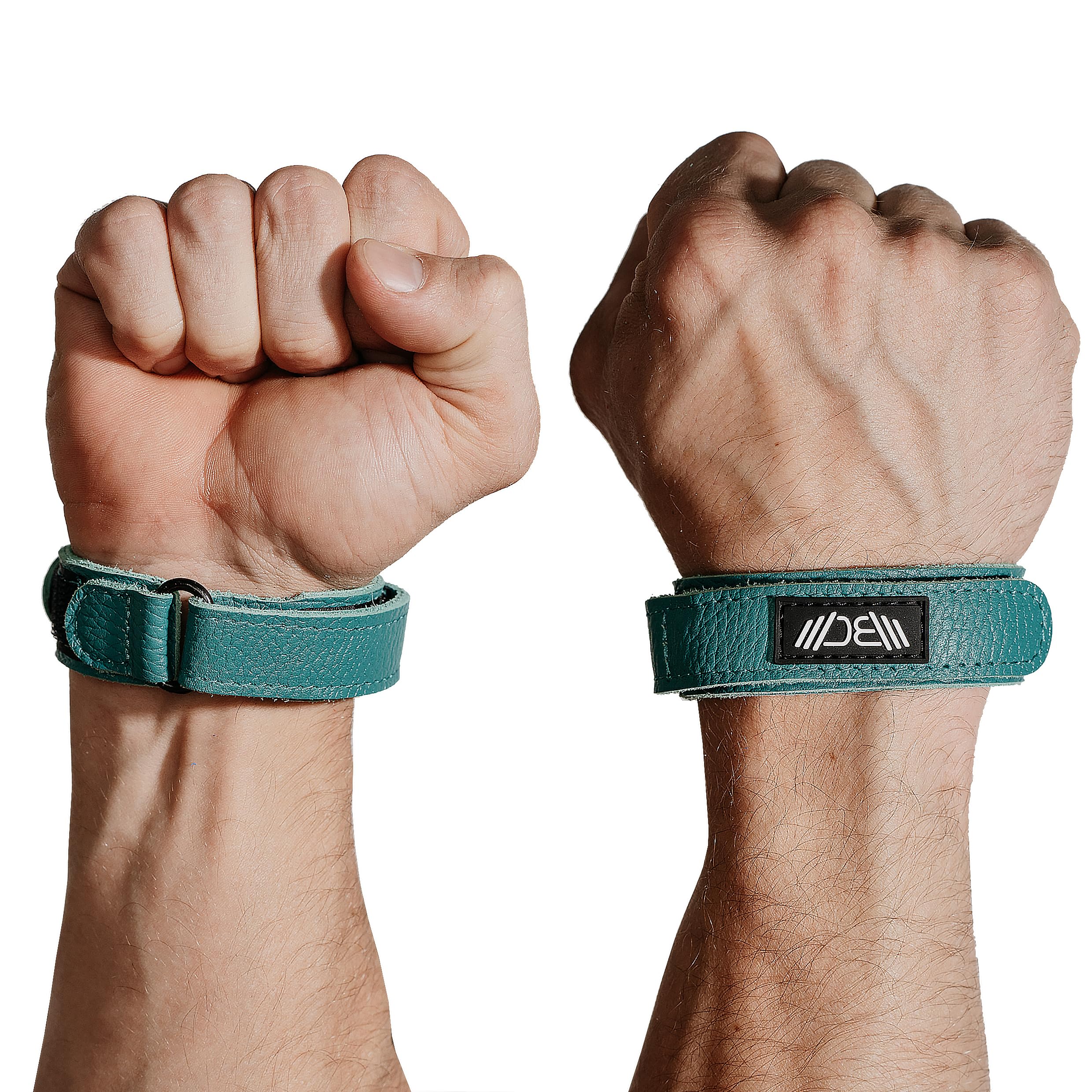 WARM BODY COLD MIND Premium Leather Wrist Wraps for Cross Training, Olympic Weightlifting, Powerlifting, Bodybuilding, Deadlift, Strength Training and Wrist Support 2.0