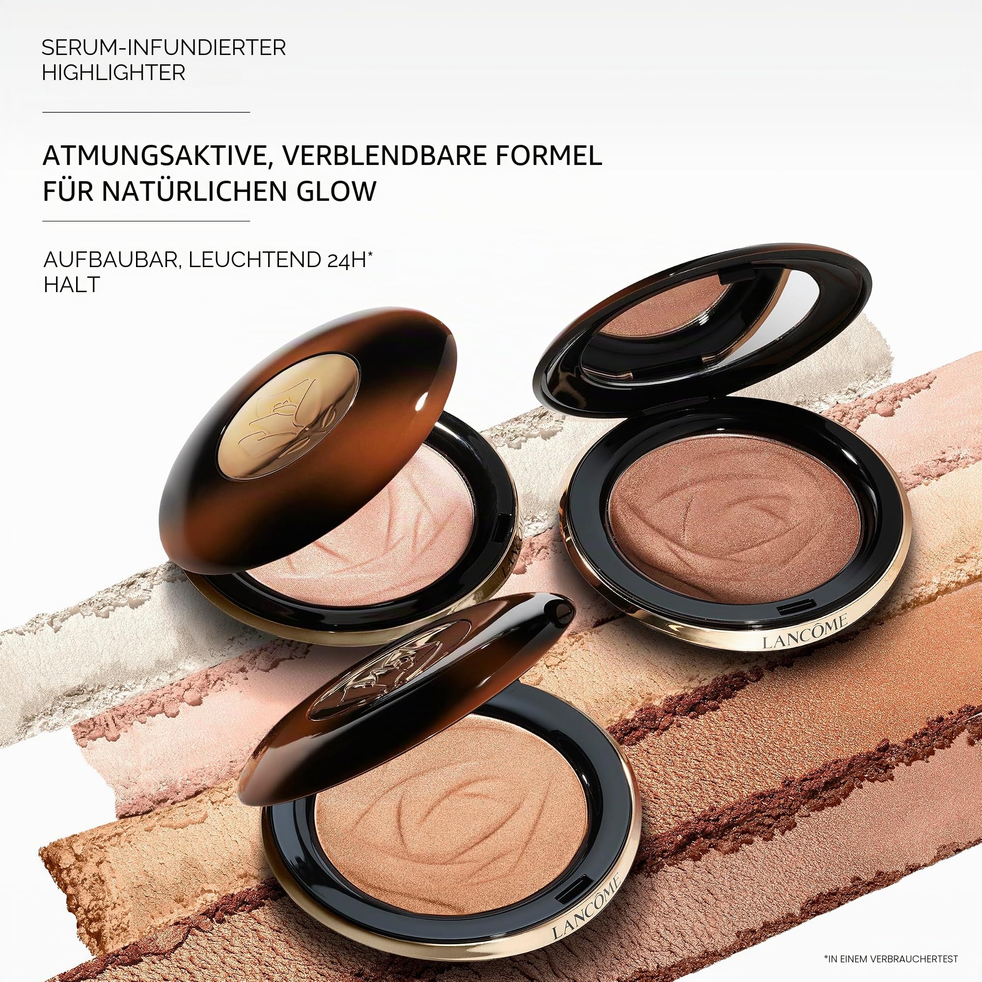 Lancôme Teint Idole Ultra Wear Highlighter, schimmernder Glow, 10g | Verleiht der Haut einen multidimensionalen Leuchteffekt, mit bis zu 24 Stunden Halt, für einen strahlenden Teint