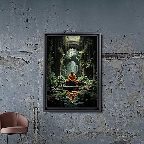 Miniatura 4 de Yoga Wall Decor, Yoga Wall Art, Buda Canvas Art, Buda Decor, Buda Canvas Print, Luxury Framed Wall Decor, Canvas Prints, Art Decor