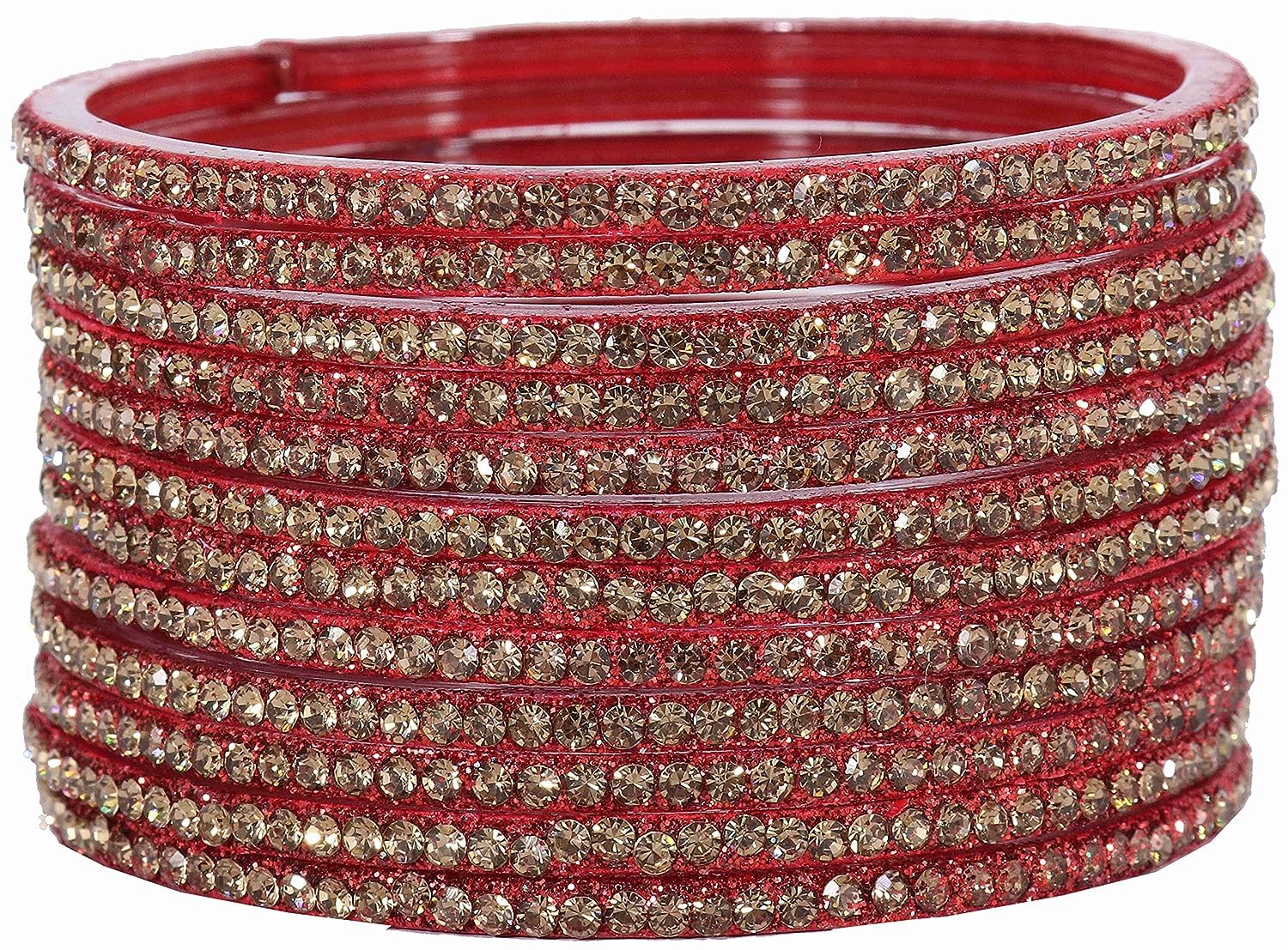See full amazon price history chart for Guddan Red Glass Zircon Bangle Set (12 Bangles) Guddan Red Glass Zircon Bangle Set (12 Bangles) (B0CDQHJWJF) Amazon Price History, Amazon Price Tracker