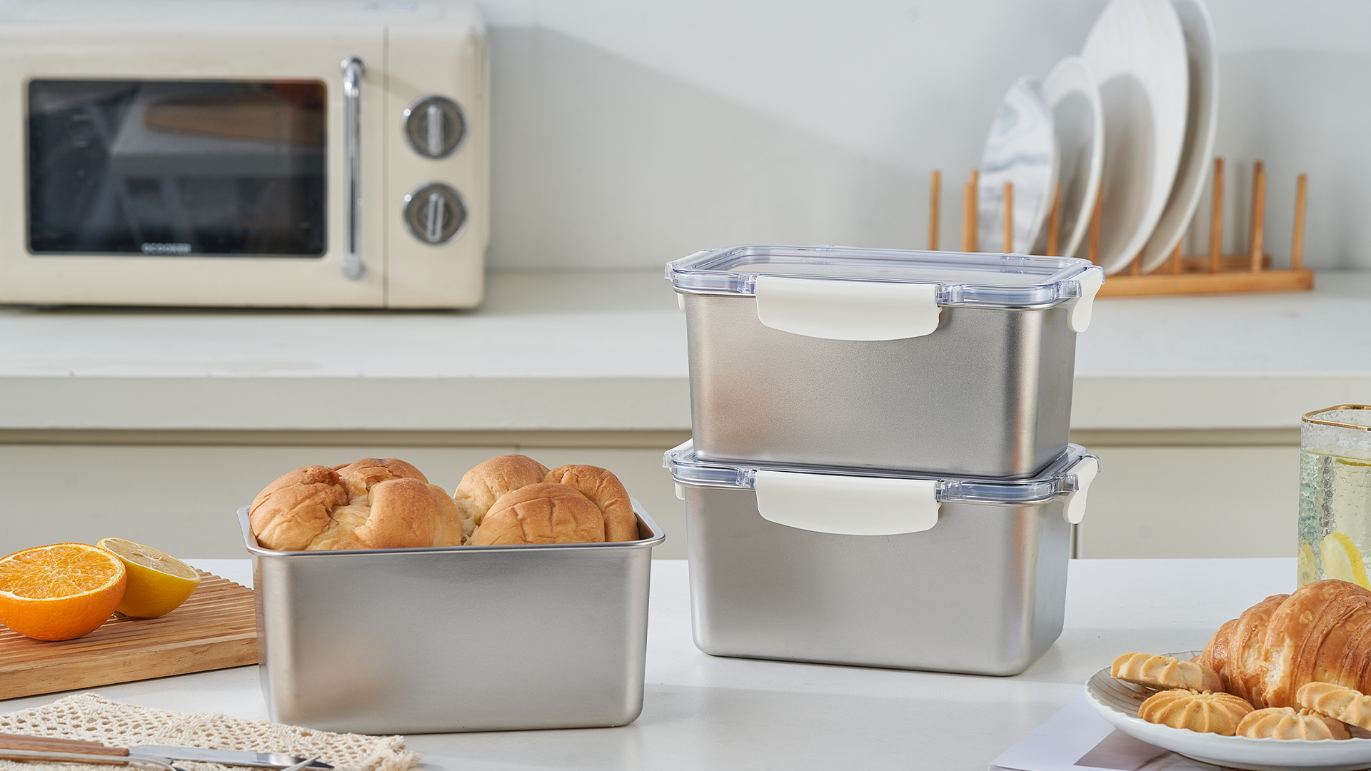 Amazon.com: CozyState 2-Pack 4-Inch Extra Deep Loaf Pan, 304