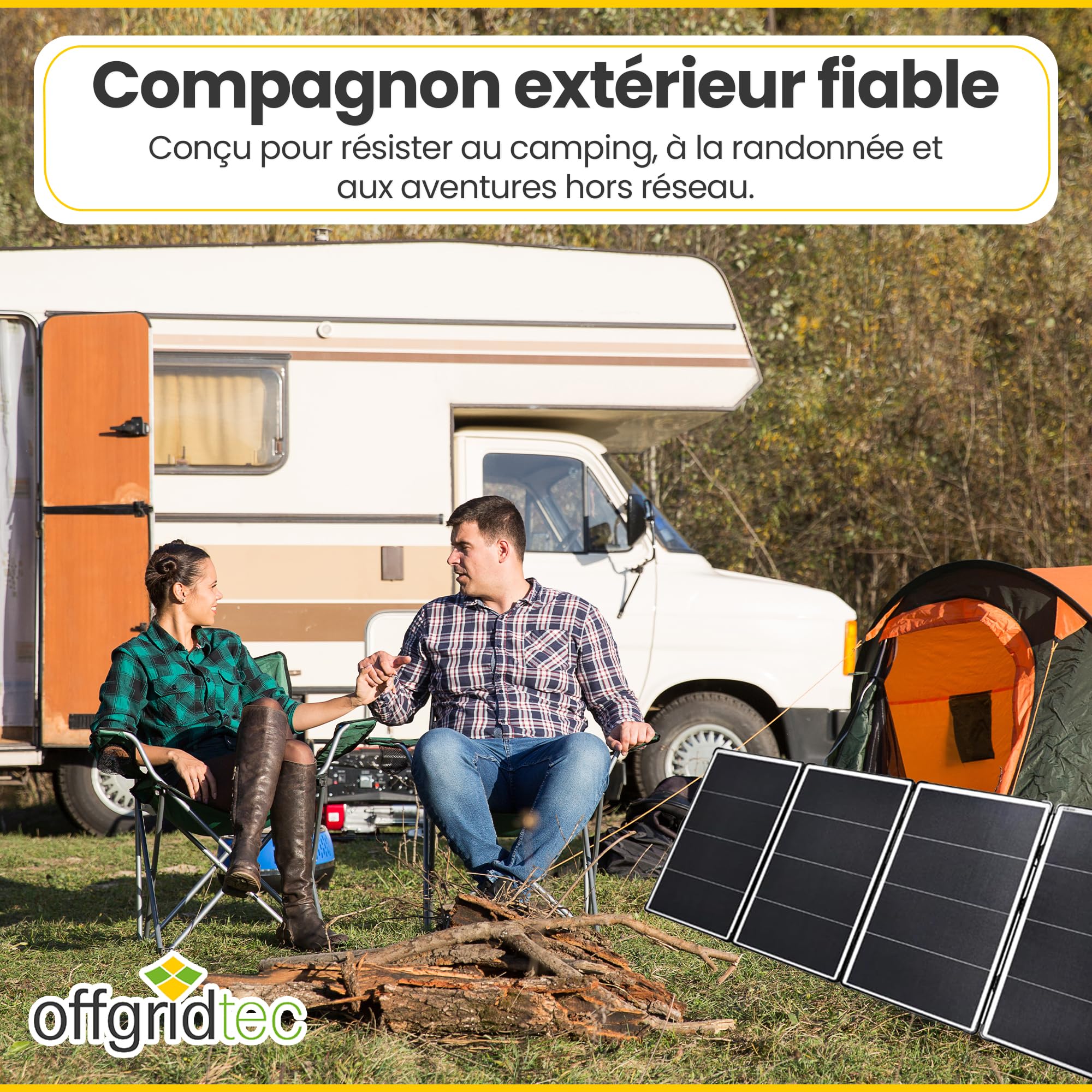Offgridtec FSP-Max 400W 36V Panneau solaire pliable en mallette