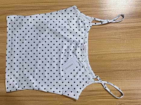 XIANNVZE Women Y2k Polka Dot Camisole Sleeveless Spaghetti