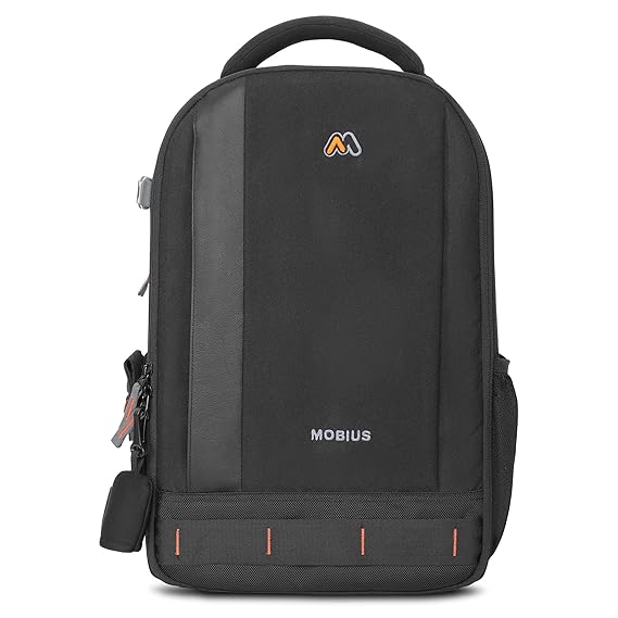 MOBIUS WISEMAN PRO 100% WATERPROOF DSLR BACKPACK CAMERA BAG WITH RAIN COVER DSLR Camera with Lens 18-135mm Lens -3 Nos EF 70-200 50MM 85MM Flash Charger Laptop 14 Inches and Monopod.