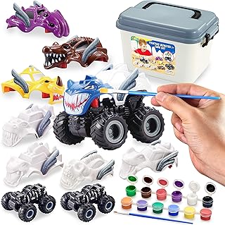 JOYIN Kids Craft Kit Build & Paint Your Own Monster Car...