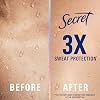 Secret Clinical Strength 100HR Sudor y Olor, Respuesta al Estrés Sólido Invisible Antitranspirante y Desodorante para Mujer, Protección 3X contra el Estrés con Ácido Hialurónico, Minerales Equilibradores de pH, 2.6 oz (Paquete de 1) 7