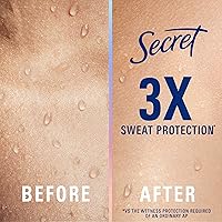 Vista 4 de Secret Clinical Strength - Desodorante antitranspirante para mujer, protección contra el estrés 3X, protección contra el sudor y el olor 72 horas