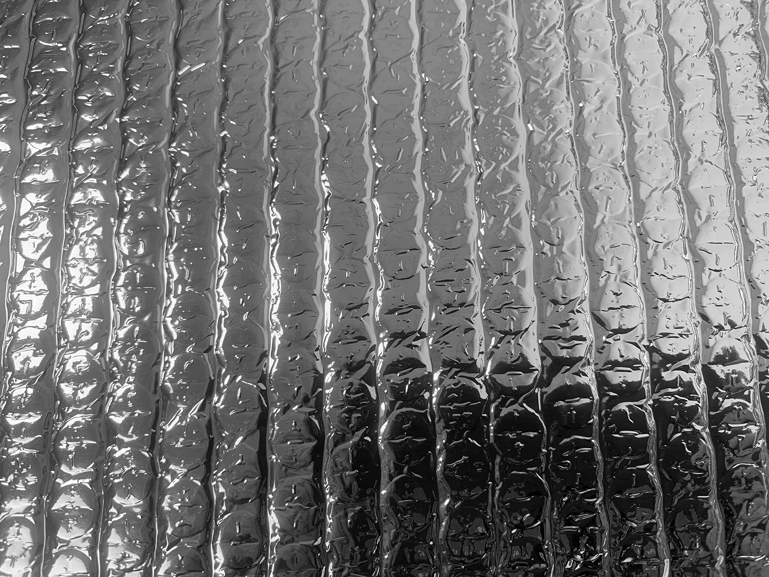 LARS360 Film isolant - Film isolant à bulles - Isolation du toit - 3-4 mm - Épaisseur : 3-4 mm - Double film isolant en aluminium - Rétention de la chaleur (1,0 x 15 m - 15 ?) Argenté