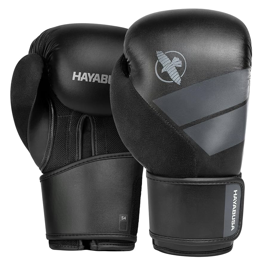 HAYABUSA ハヤブサ S4 ボクシンググローブ Boxing Gloves Hayabusa S4 Boxing Gloves for Men and Women - Black, 10 oz