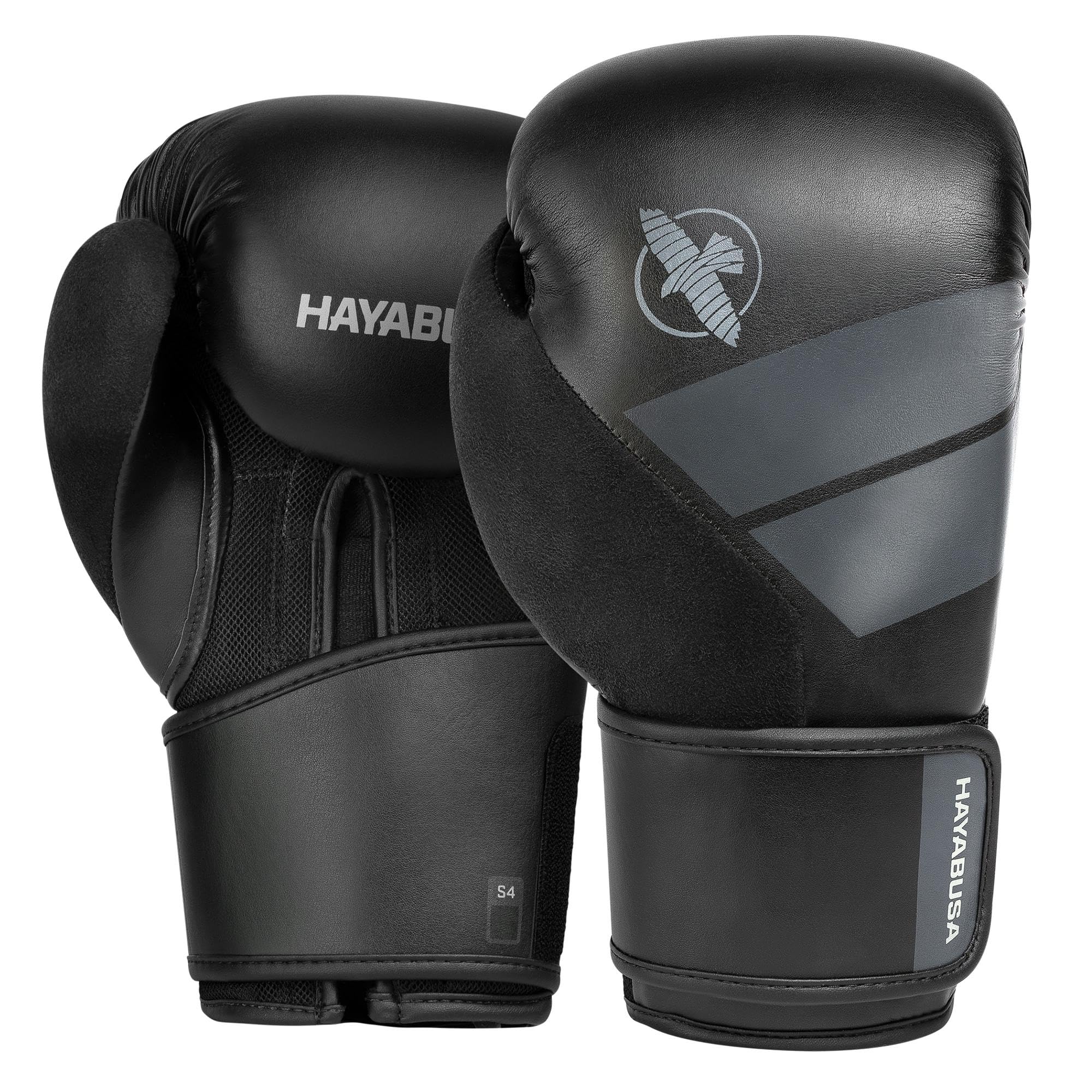 Hayabusa S4 Boxing Gloves for Men, Women & Kids, 10oz, 12oz, 14oz, 16oz, Training, Sparring, Kickboxing, Fighting Sports, Taekwondo, MMA, Muay Thai & Arts