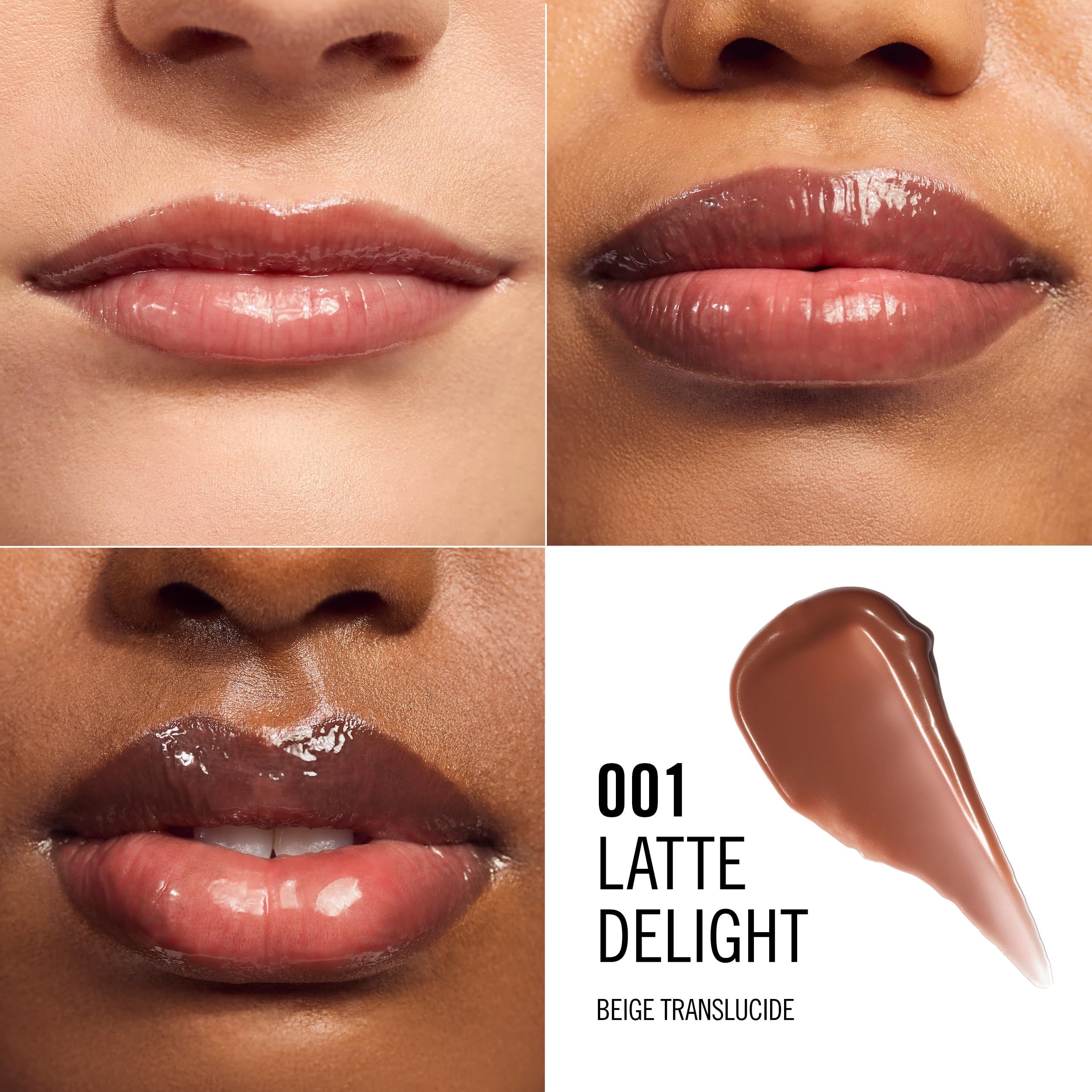 Rimmel London Oh My Gloss Butter Me Up Baume à lèvres - 002 - Latte Delight, 15 ml
