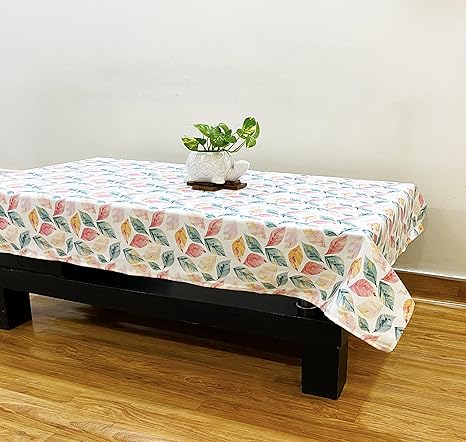 Amazon Brand - Umi Floral Printed Cotton Canvas Table Cover (40 x 60 Inches, Multicolor)