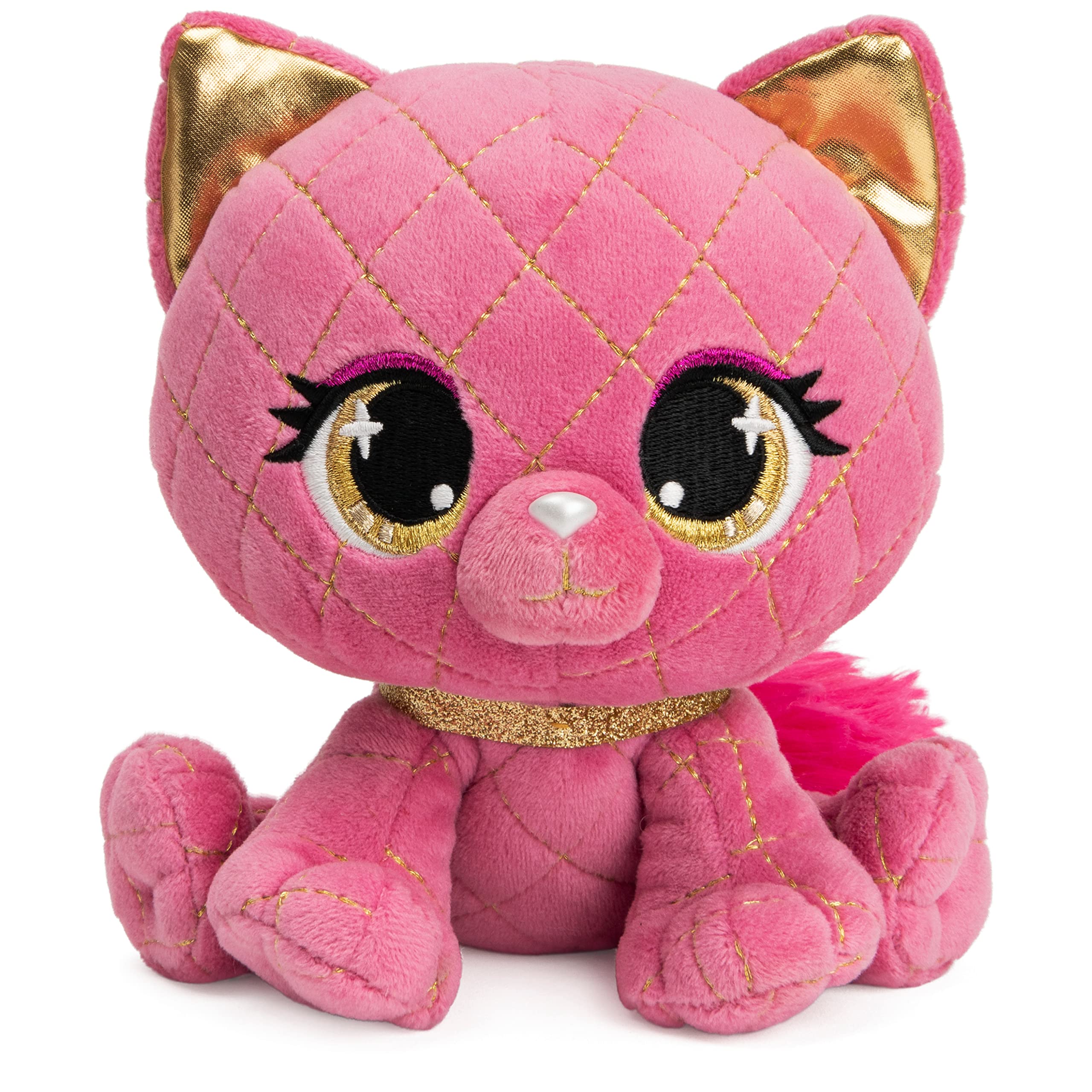 pink cat stuffed animal