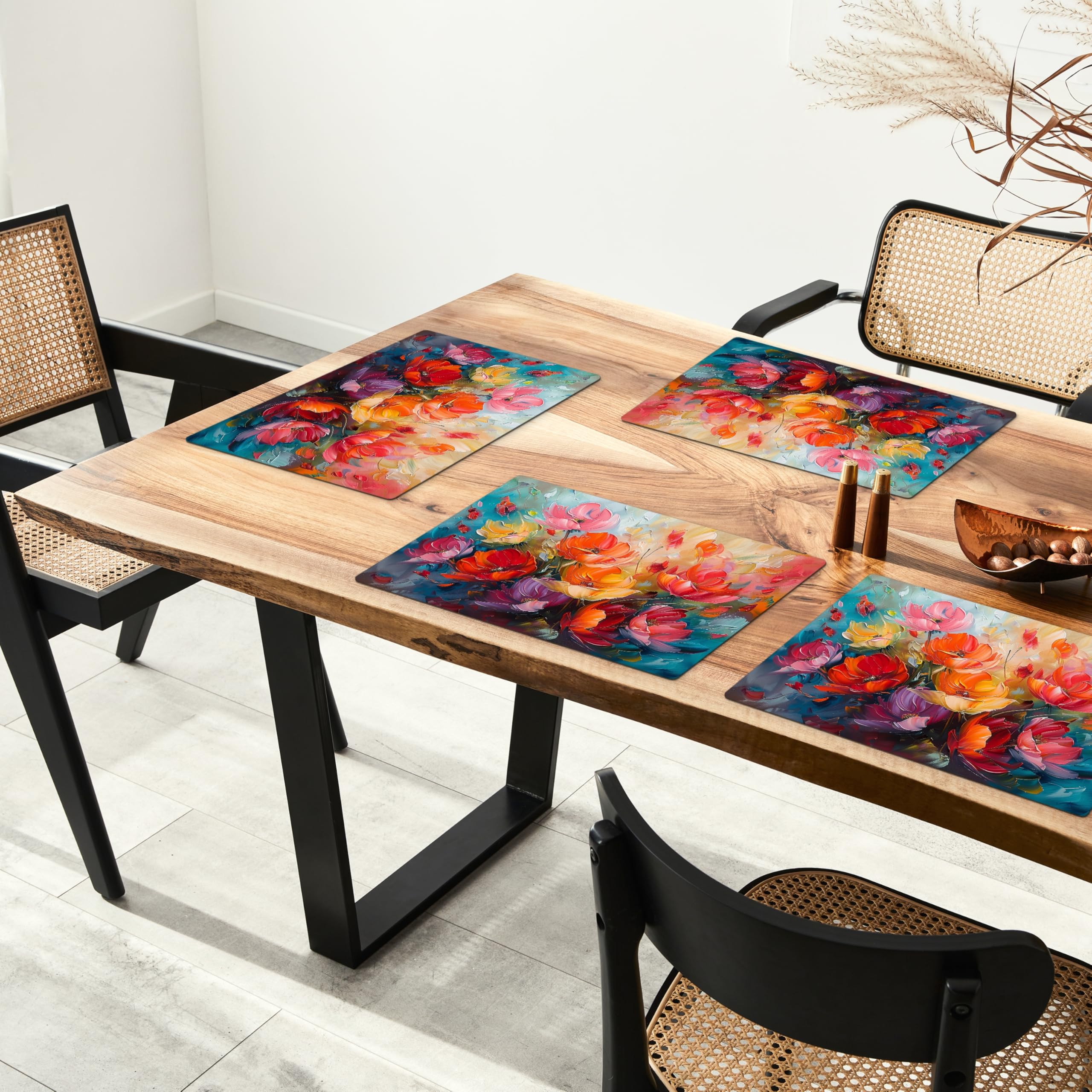 Set Tovagliette Americane Lavabili 6 Pezzi 45x30 cm Tovaglietta