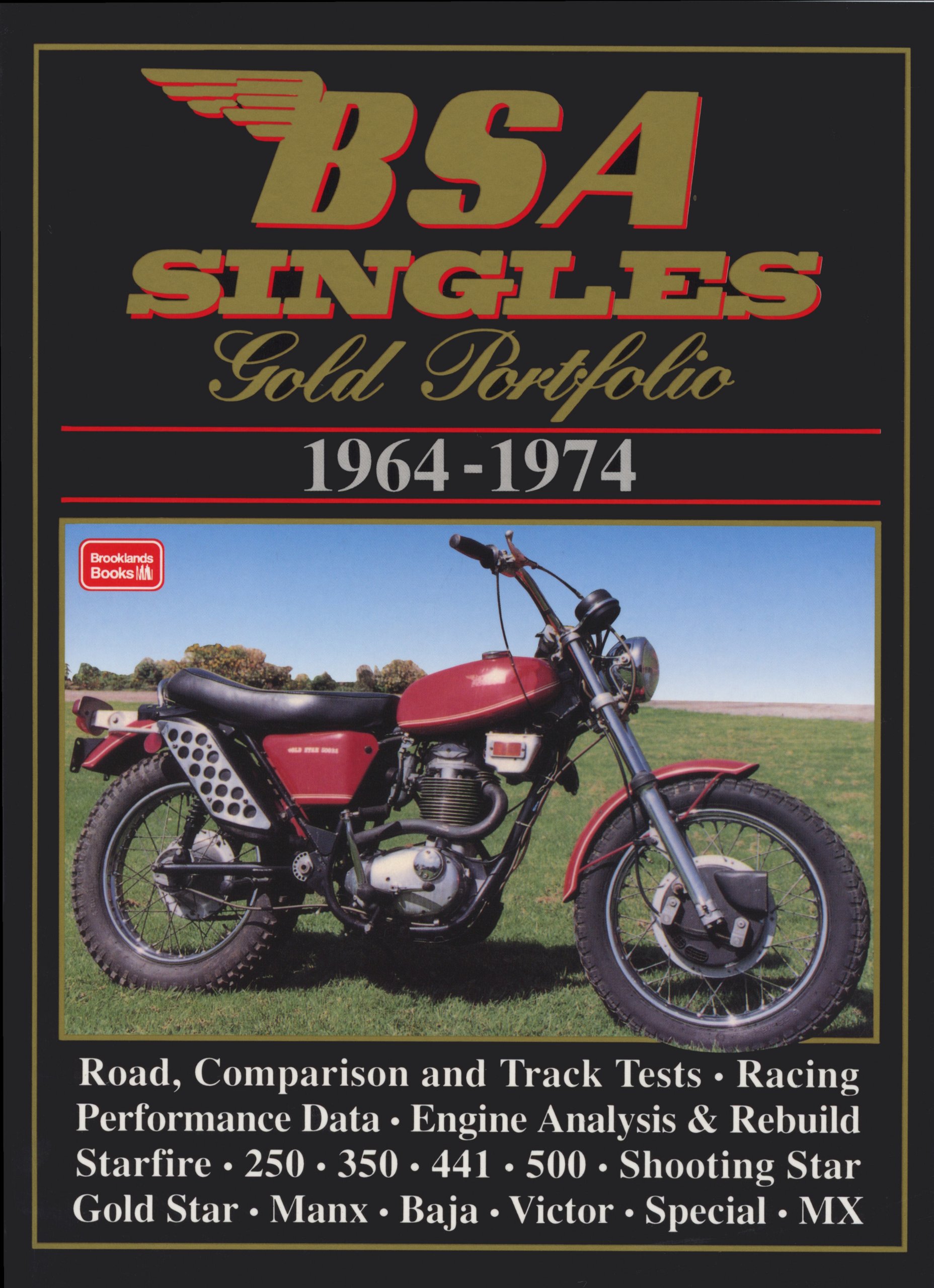 BSA Singles Gold Portfolio 1964-1974: Road Test Book (Motorcycle gold portfolio series)