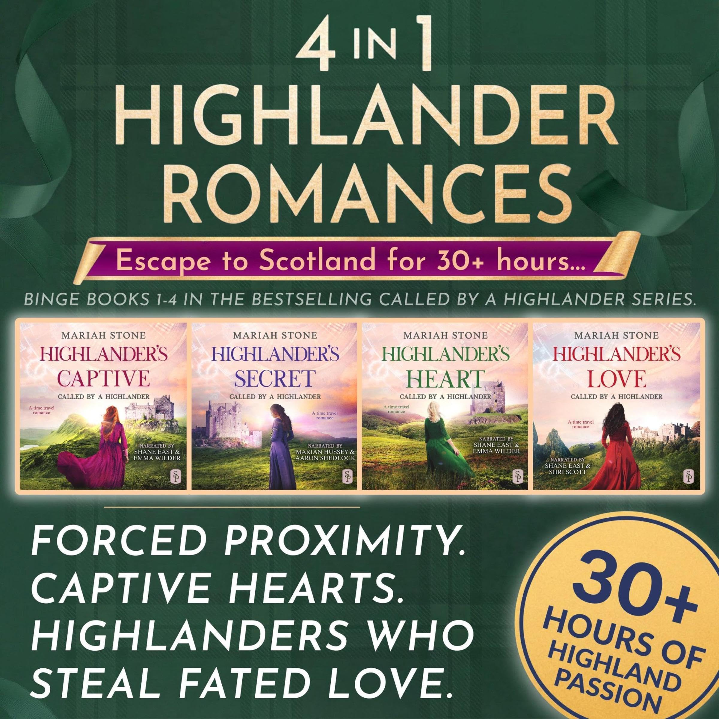 Cover art for 4 in 1 Highlander Audiobook Collection