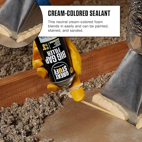 Miniatura 4 de Paquete de 3 selladores de espuma aislante Great Stuff Big Gap 157913